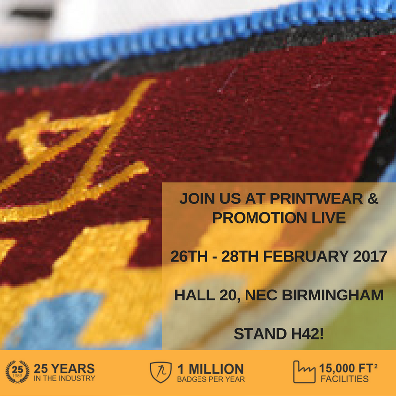 Join us at Printwear & Promotion Live 2017