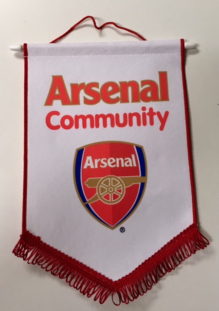 Printed Pennants for Arsenal FC!